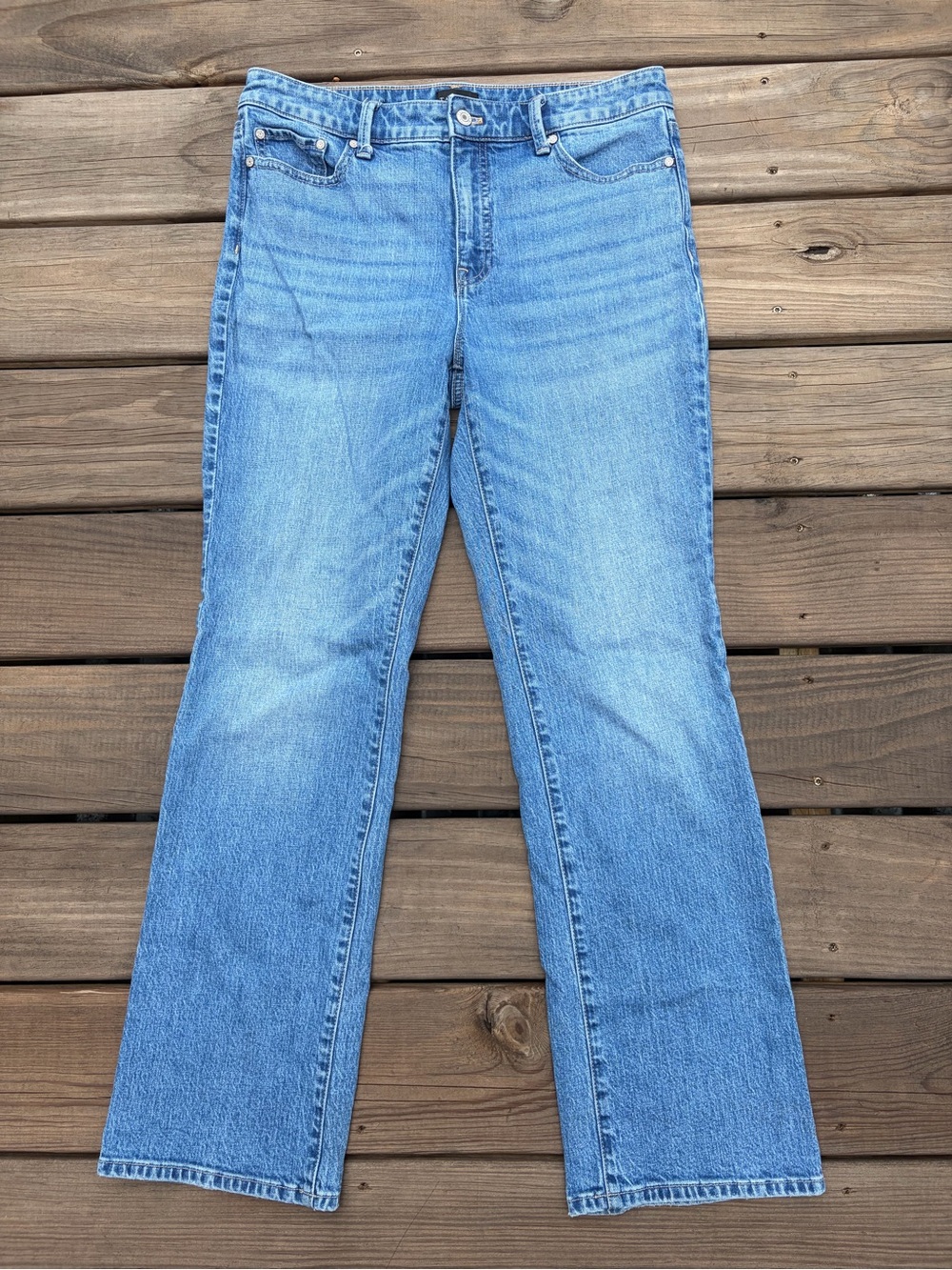 Talbots Barely Boot Classic Women's Light Blue Jeans size 8